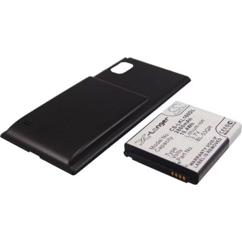 CS 2800mAh/10.4Wh battery for LG F160K, F160L, Optimus LTE 2, Optimus LTE II BL-53QH