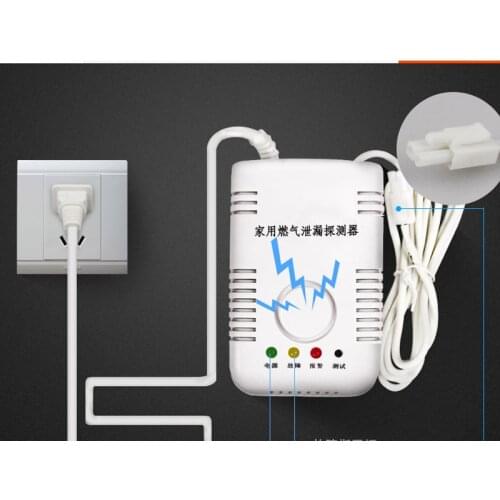 Gas Detector Sensor 85dB Alarm High Sensitive Liquefied Natural Coal Gas detector Home Security Alarm System For