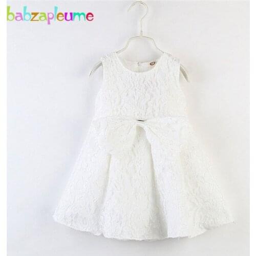 1-5Years/Kids Clothes Summer Dresses Fashion Princess Party Lace Sleeveless Bow Cute Toddler Dress Baby Girls Clothing BC1078-1