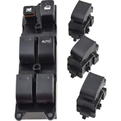 FaroeChi Master Main Right Hand Drive Power Window Switch & Single Set 84820-35020 84810-32070 For Toyota Land Cruiser 80 Series