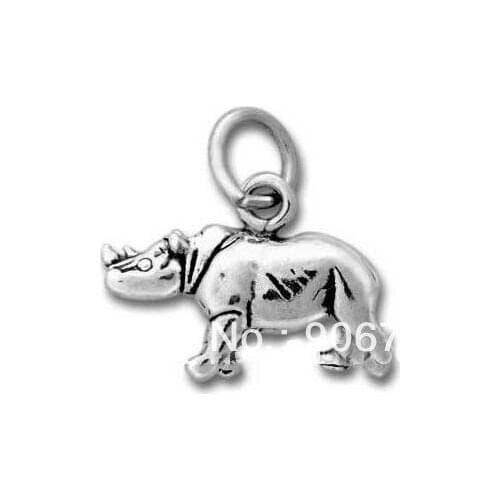 Hot selling style Rhino jewelry Charm