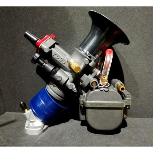 ZSDTRP YD28/30 Motorcycle Carburetor Yoshimura YD-MJN28/30 Dual Stack Carburetor Power Up Kit For Honda Monkey ATV Quad Go Kart