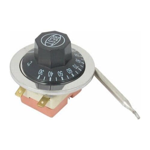 30-85C 30-110C 50-300C Degree NC 2Pin Adjusting Temperature Controller Capillary Thermostat for Oven Water Heater