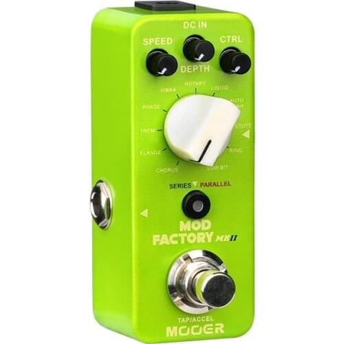 Mooer mod factory MKII electric guitar effector, modulation single block effector. 11 different modulation effect algorithms