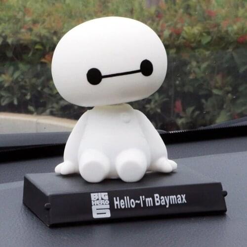 Cartoon Creative Big White Shaking His Head Ornaments Car Interior Decoration Car Decorations Birthday Gifts