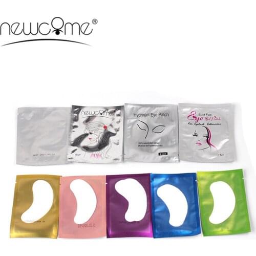 NEWCOME Eye Gel Patch Volume Eyelash Extensions Stickers Wraps Paper Patches under Eyes Silk False Eyelash Makeup Tools