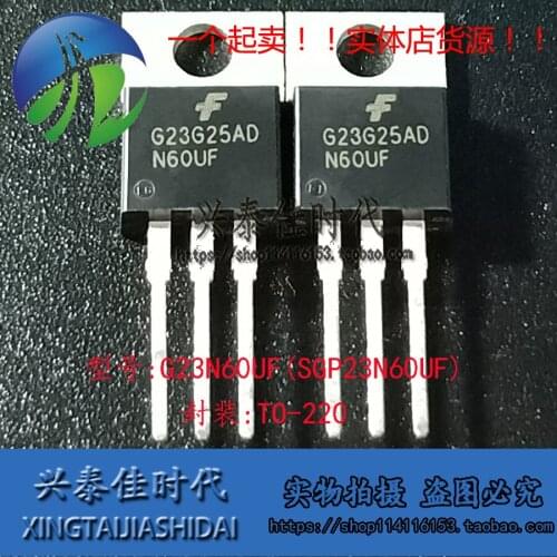 Original new 5pcs/ G23N60UF SGP23N60UF 12A/600V TO-220