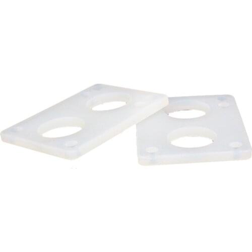 Skateboard Longboard Riser Pads Transparent Silicone Gasket Skate Truck Shock Pad Skateboard Accessories 2Pcs/Set