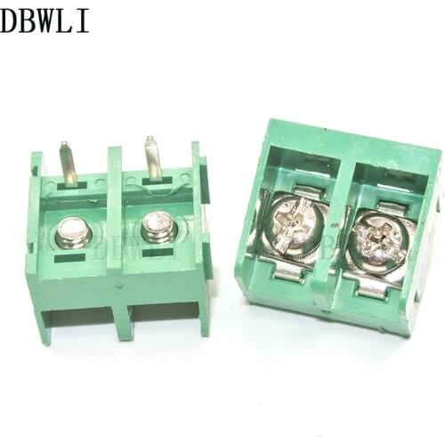 100PCS 9.5mm pitch connector pcb screw terminal block connector 2pin 300V 20A 22-12AWG