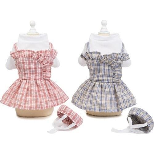 XS-XL Pet Dog Clothes Dress Summer Supplies Puppy Chihuahua Dress Patterns Dog Dresses For Small Dogs Poodle Skirt