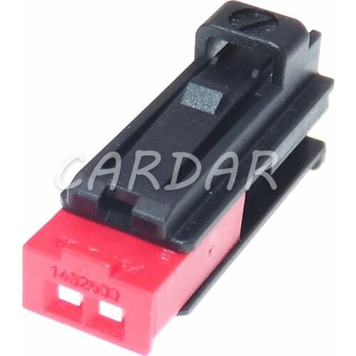 1 Set 2 Pin 0.6 Series Automobile Cable Harness Connector Unsealed Electric Wire Socket With Terminal 1452599-1 1452600