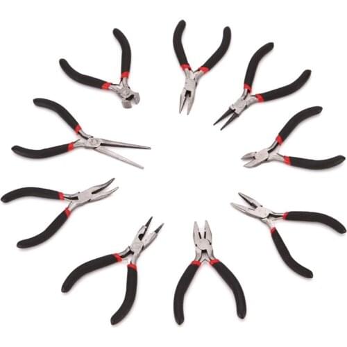 10Pcs Jewelry Making Pliers Tools Kit Jewelry Pliers Set - Pliers for Jewelry Making Supplies, Jewelry Repair, Crafts