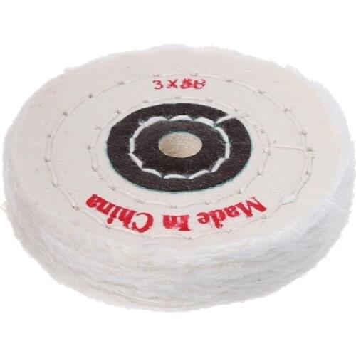3'' Cloth Buffing Polishing Wheel Buffer Polish Jewelry Grinder Pad Handcraft