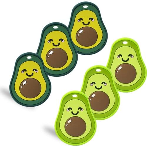 5/10PCS BPA Free - Avocado Baby Teething Toys Rodent Chewable Animal Shape Baby Products Nursing Gift