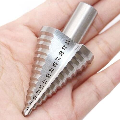 5-35mm 4241 Steel plate hole opener hole reaming pagoda bit tool bench step drill