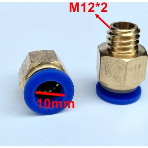 5pcs/lot 10mm Tube M12*2 Thread Pneumatic Fitting Quick Joint Connector PC10-M12*2