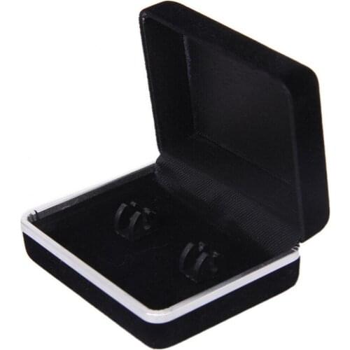 50% Wholesales Portable Cufflinks Earrings Rings Bracelets Jewelry Storage Display Box Holder