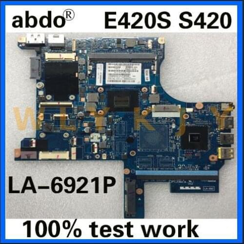 Abdo PILP1 LA-6921P motherboard for Lenovo Thinkpad E420S S420 notebook motherboard CPU i5 2450M DDR3 HM65 100% test work
