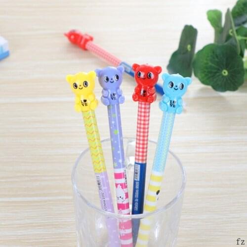 500 Pcs Automatic Pencil 0.5mm Bear Mechanical Pencils for Kids School Office Writing Supplies