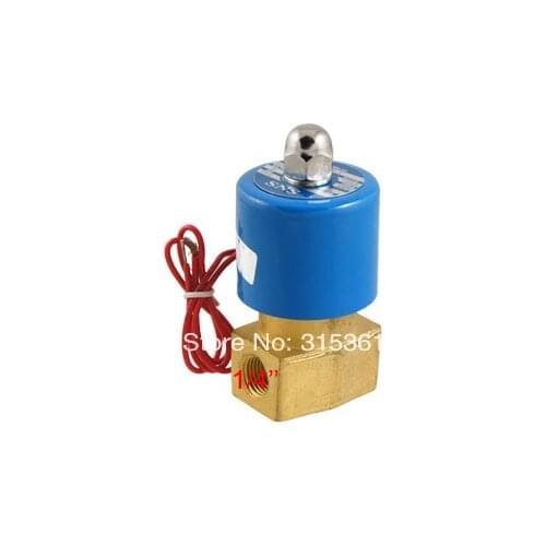 Free Shipping 1/4'' Direct Acting Solenoid Valve FB2E-V-08 VITON Compact KSD 2/2 Way Valve DC12V,DC24V,AC110V or AC220V