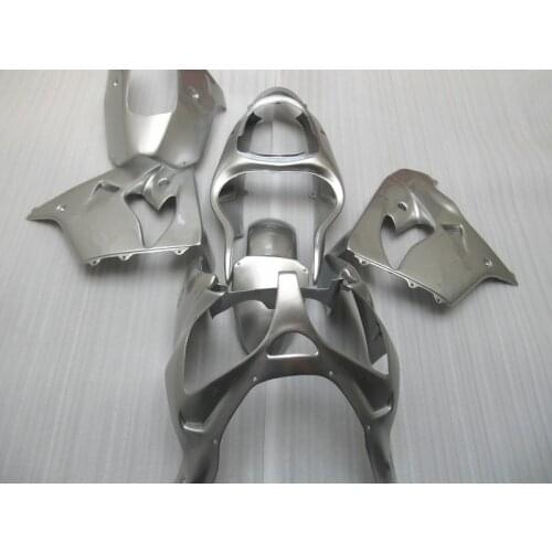 Bodywork For Kawasaki Ninja fairings Zx9r 2003 2002 02 03 ( Silver ) Racing Fairing kit +free EMS xl75