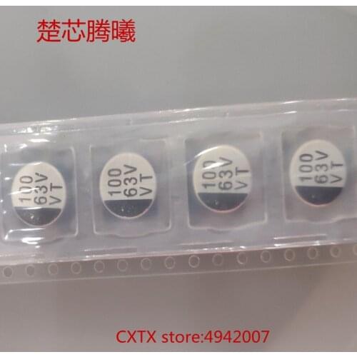 CHUXINTENGXI 1/10PCS 63V 100UF 10*10