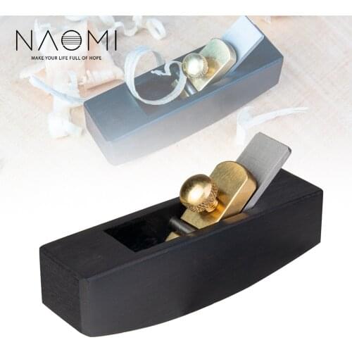 NAOMI Woodworking Tools DIY Violin Viola Cello Use Ebony Plane European-Style Ebony Mini Plane Compass Type 4