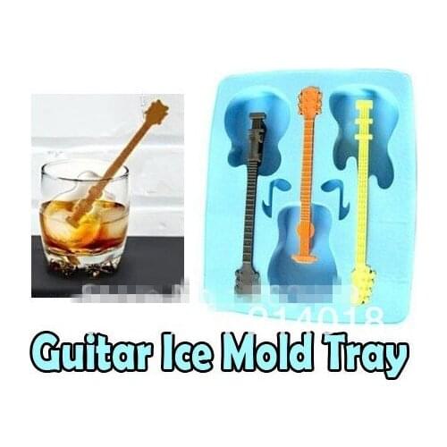 Guitar mold fondant Cake decoration molds food grade material silicone chocolate mould candy No.:BG123