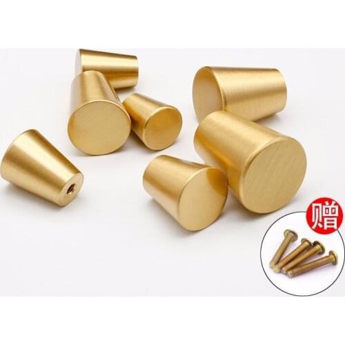 A Pure Copper In European Drawer Clothes And Shoes Wine Cupboard Door Small Handle Concise Foramina Singulare Furniture Hand