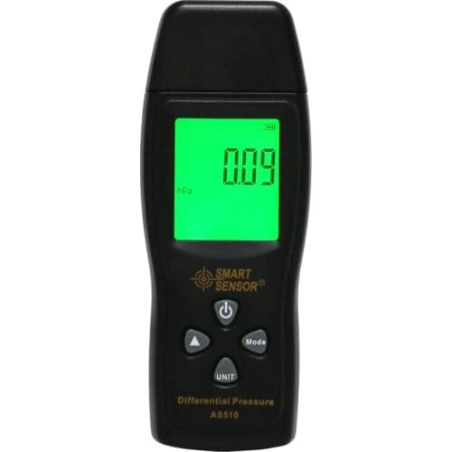 Manometer Digital air pressure Differential Pressure Meter 0-100 hPa/0-45.15 in H2O digital negative vacuum pressure gauge meter