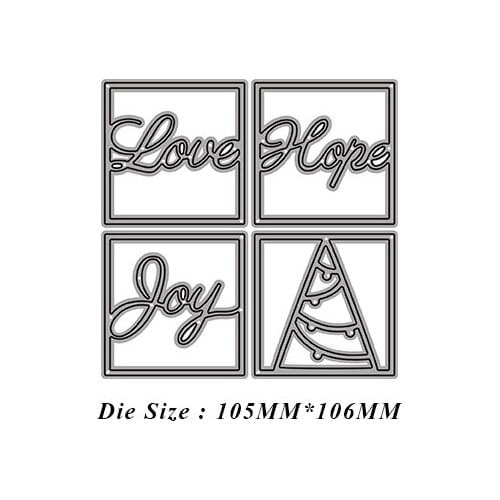 JMCRAFT English Letters And Triangle Lights #5 Metal Cutting Dies DIY Scrapbook Handmade Paper Craft Metal Steel Template Dies