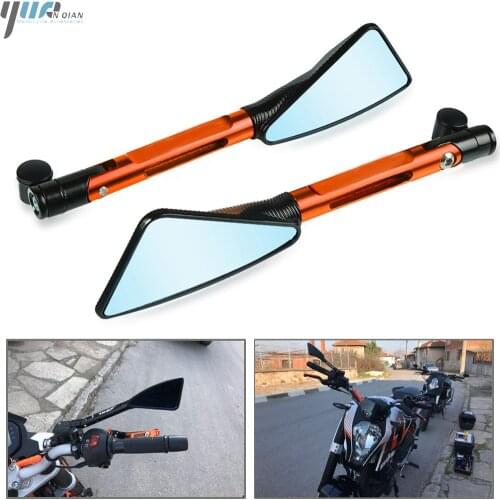 Motorcycle CNC Aluminum Rear View Rearview Mirrors Side Mirror For B 125 250 390 200 690 790 990 SUPER R 2013-2020