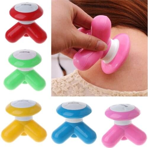 New 1pc Multi-color Mini Electric Handled Wave Vibrating Massager USB Full Body