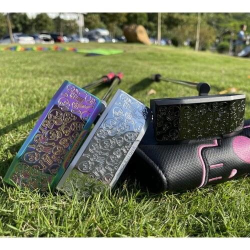 2021 New golf putter datang dragon Tour Only 303 steel material Forged Skull putter with 100% leather grips headcover golf clubs