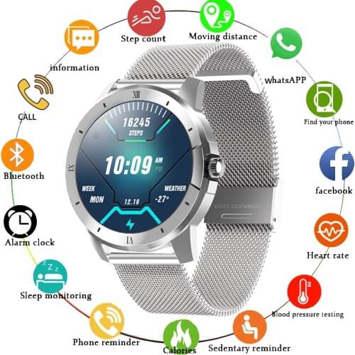 New Smart Watch Men Luxury Music Playback Bluetooth Call Swim Waterproof Pedometer Sport Fitness reloj inteligente hombre Man