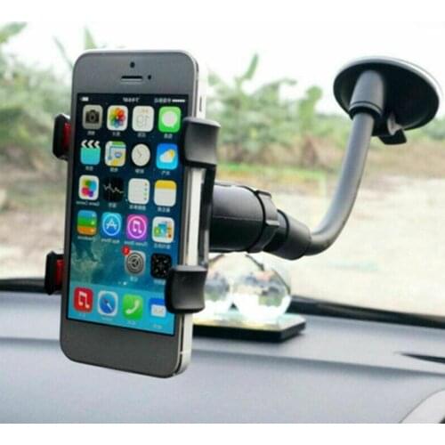New Phone Car Holder Flexible 360 Degree Rotation Mount Windshield Mobile Phone Holder For Phone Car Phone Holder Support GPS