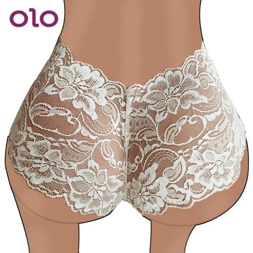 OLO Sexy Thongs High Waist G-string Brief Sexy Panties Lace Transparent Panties Sexy Underwear Erotic Lingerie Womens