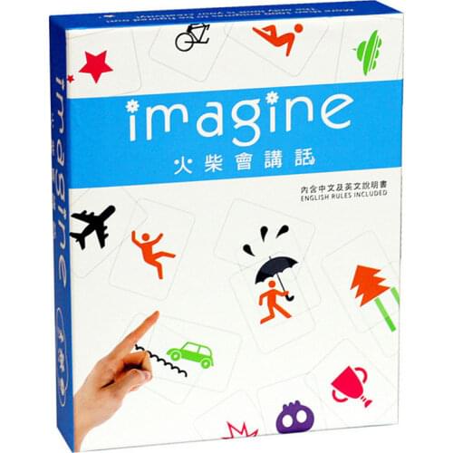 Imagine Board Game Matches Will Speak Imagination Game English Rules Included Multiplayer Puzzle Game Card