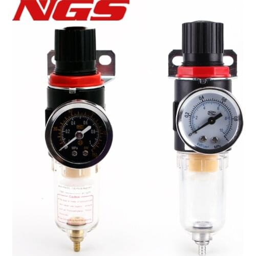 AFR2000 Airtac Type 1/4" Thread Pressure Regulator Water Separator Trap Filter Airbrush Compressor Air Source Treatment Unit