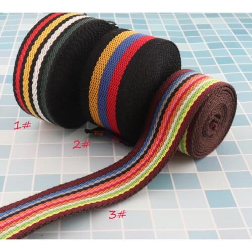 5 Yards Width 1.5" 38mm Webbing Yoga Belt Tape Strap Rope Dog Pet Collar Leash Harness Backpack Bag Garment Sewing DIY Accessory