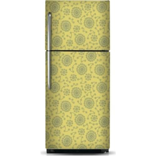 Wholesale 3D Ferris Pattern SelfAdhesive Dishwasher Refrigerator Freeze Sticker Kids Art Fridge Door Cover Wallpaper
