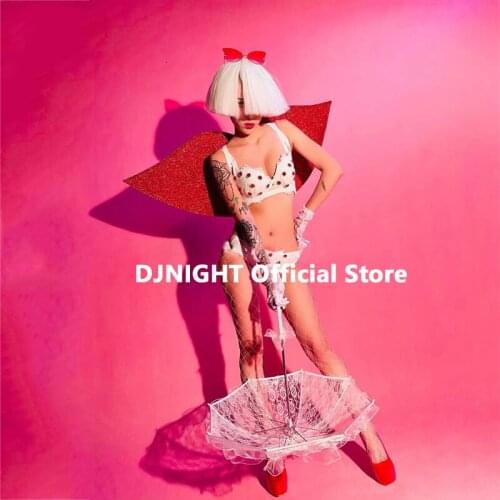 Sexy Female Diamod Bikini Headwear Women Festival Clothes Nightclub Party Show Wear Gogo Costume Stage Show Outfits XS2069