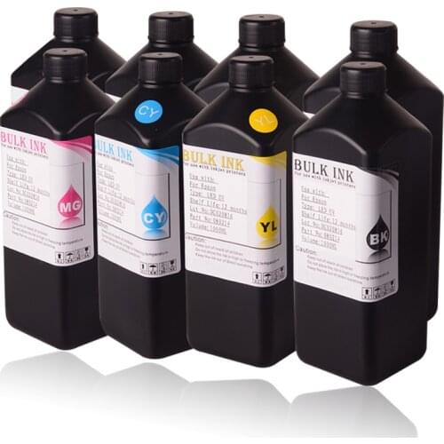 1000ML UV ink LED For Epson 4880 4800 9600 7600 For TX800 XP600 DX5 DX7 Printer head UV ink inkjet printer flatbed printer
