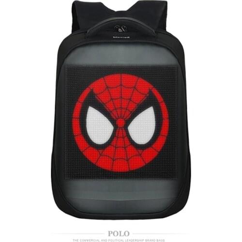 Wifi Smart LED Backpack with led Display Screen Backpack Waterproof for Walking Outdoor Advertising Backpack LED