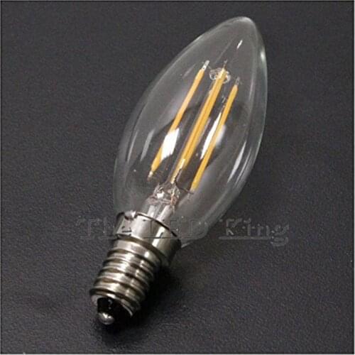 10PCS E14 Dimmable Led Light AC220V 230V 6W 12W 18W Filament lamp Antique Retro Edison Ball Bulb lampada led C35 C35L Warm white