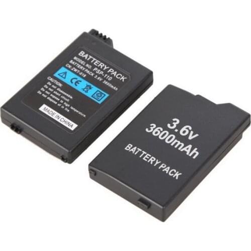2PCS/Lot Gamepad Battery 3.6V 3600mAh for Sony PSP 2000 PSP 3000 PSP2000 PSP3000 PSP-S110 PlayStation Portable Replacement Cells