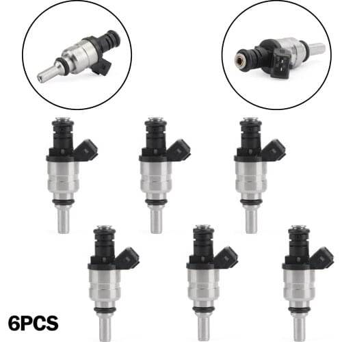Areyourshop 6pcs For BMW X3 Z3 Z4 528i 328Ci 323Ci 525i 325xi 320i Fuel Injectors Fits1427240 FJ491 852-12172 Car Parts