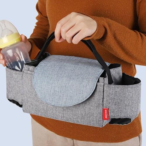 Baby Stroller Organizer Bottle Cup Holder Diaper Bags Maternity Nappy Bag Accessories For Portable Baby Carriage