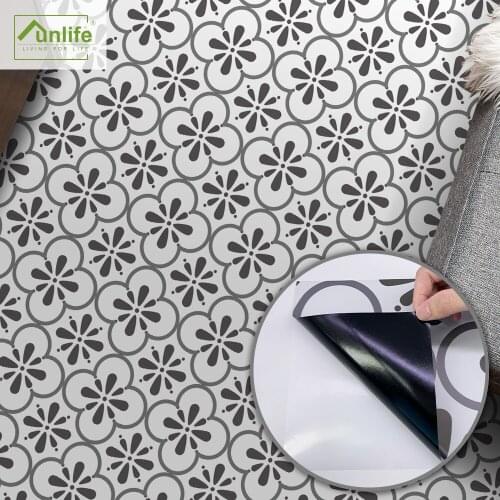 Funlife® Clover Flower Floor sticker Ground Sticker Anti-slip Peel & Stick Easy to Clean for Bathroom Living Room Kitchen Decor