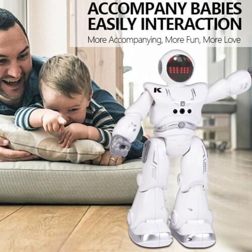 JJRC R18 Intelligent RC Robot 2.4G Gesture Sensor Smart Programming Automatic Presentation Toys Dance Music Songs Lighting Robo